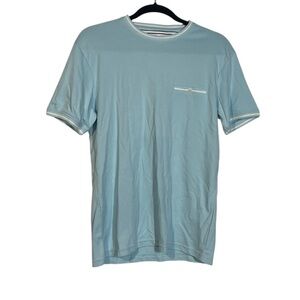 Denim & Flower Short Sleeve Tee Blue Size Small